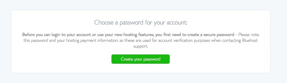 Create Your Password:  How to Start a blog Guide