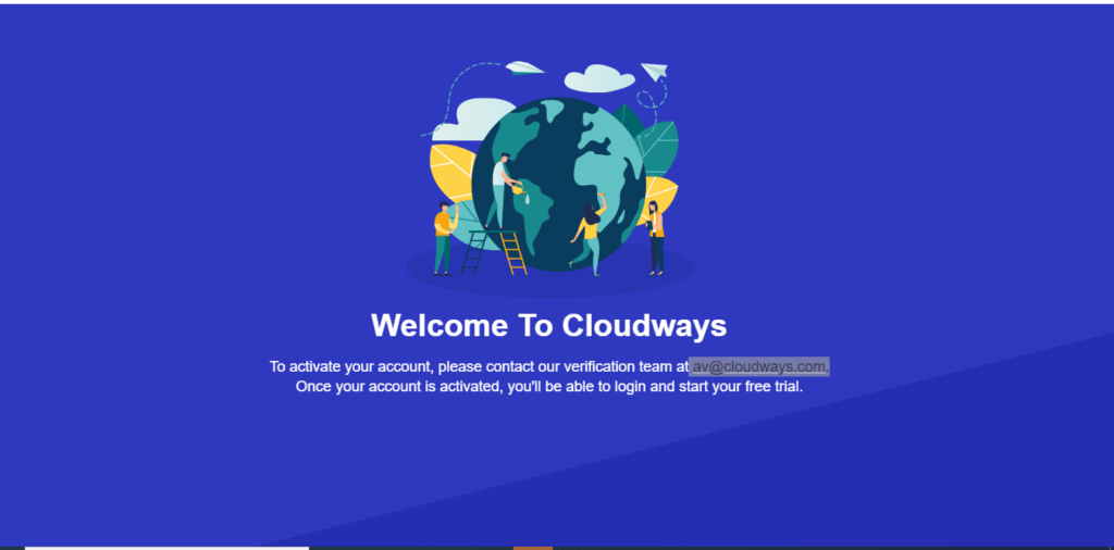Cloudways account verification